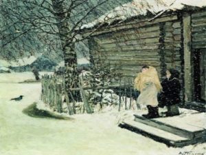 картина Пластова "Первый снег"