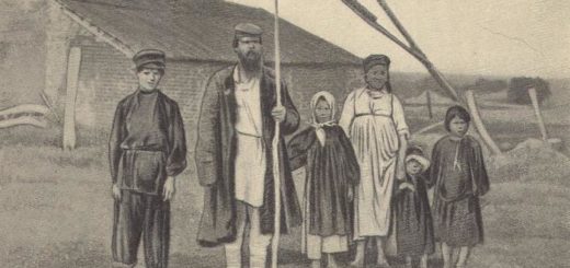 Крестьяне, кому на Руси жить хорошо, черно-белая картинка