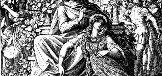 Царь Соломон и Суламифь, черно-белая картинка