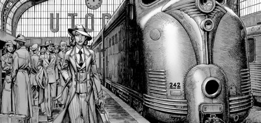 антиутопия, черно-белое фото