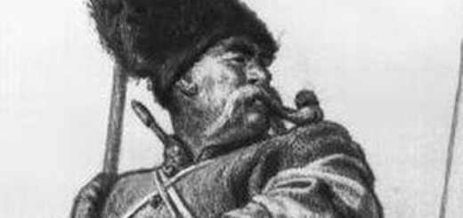 Тарас и Бульба, черно-белая картинка