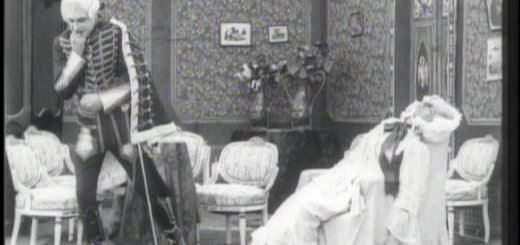 Германн убивает старуху, пиковая дама, черно-белая картинка