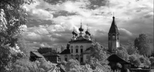 русская природа, русский пейзаж, церковь