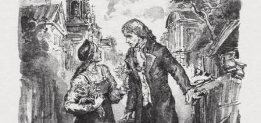 Бедная Лиза, иллюстрация к повести: Лиза и Эраст