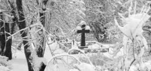 зимнее кладбище