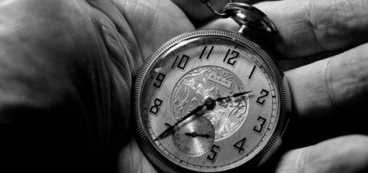 часы на цепочке