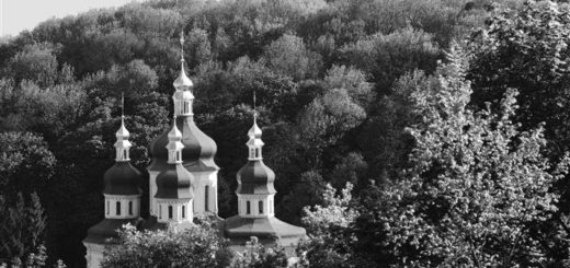 церковь, храм среди леса, родная земля