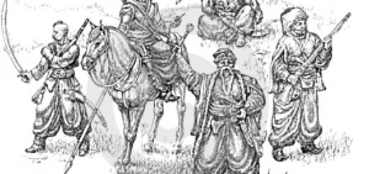 Тарас Бульба, иллюстрация к повести Гоголя, отряд казаков