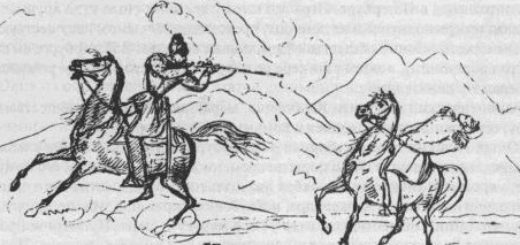 иллюстрация к рассказу Л. Н. Толстого "Кавказский пленник"